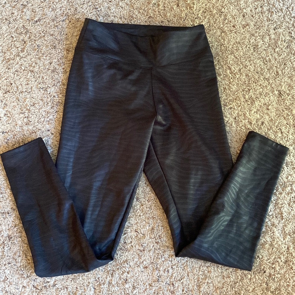 Express leather look leggings